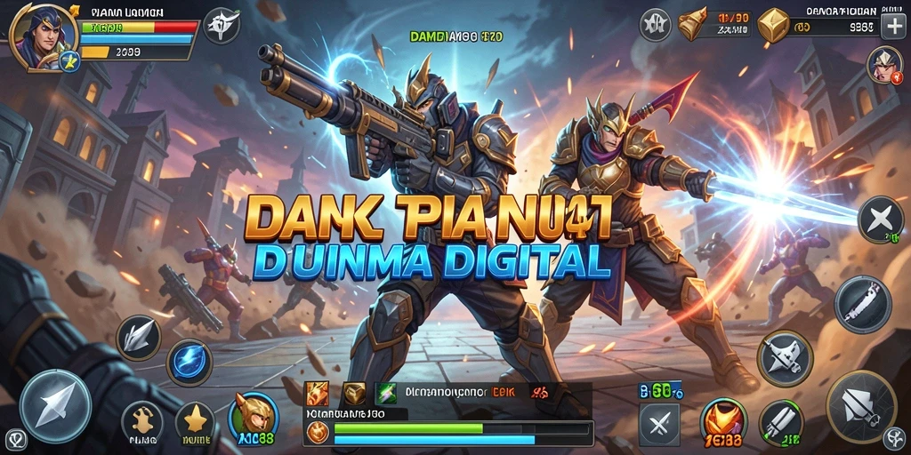 Screenshot utama DAM88 menampilkan pertarungan karakter yang epik dan mendebarkan.