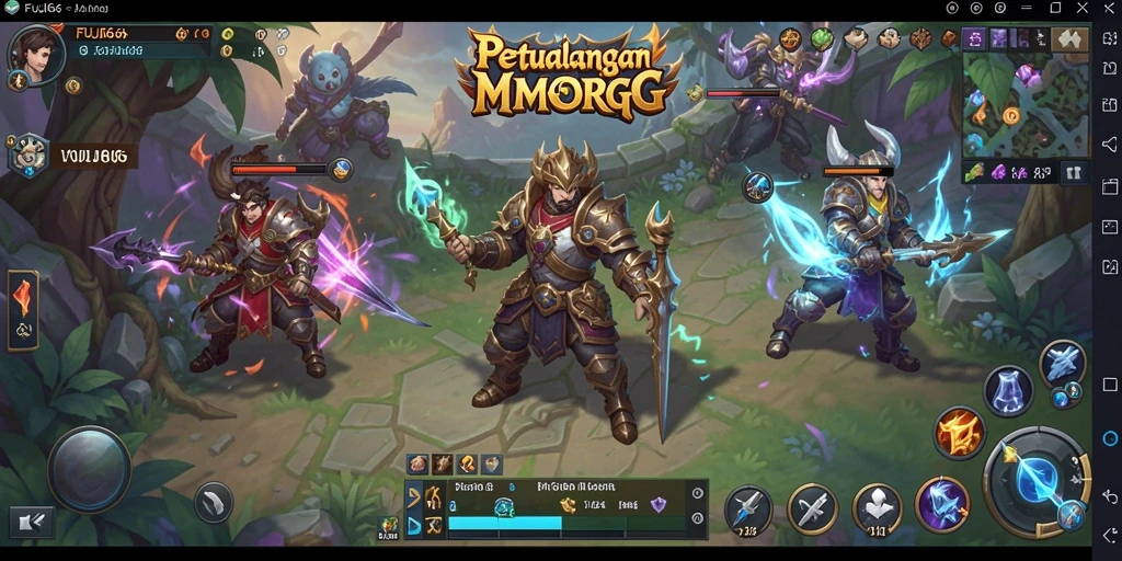 Screenshot utama FUJI66 menampilkan aksi seru dalam dunia MMORPG.