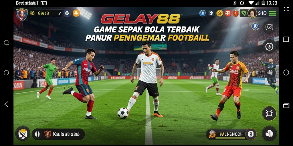Tangkapan layar GELAY88 menampilkan aksi permainan sepak bola yang seru dan mendebarkan.