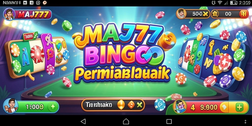 Tampilan luar biasa dari gameplay Bingo di MAJ777.
