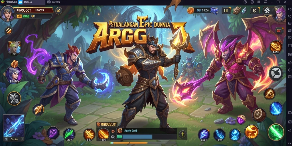 Tampilan gameplay RINDUSLOT yang menegangkan dan penuh aksi.