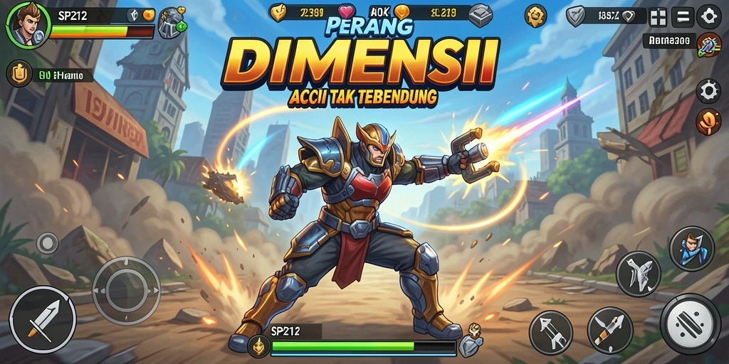 Tampilan gameplay seru dan mendebarkan dalam SP212.